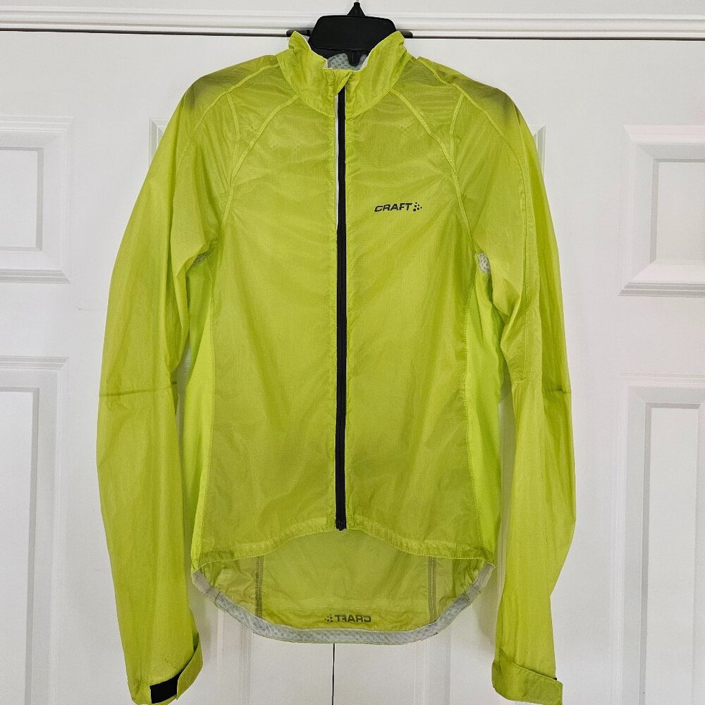 Craft L3 Protection Yellow Lightweight Cycling Jacket Men's Small